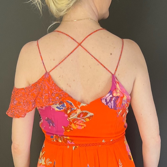 Anthropologie size 12 red floral - Picture 3 of 7